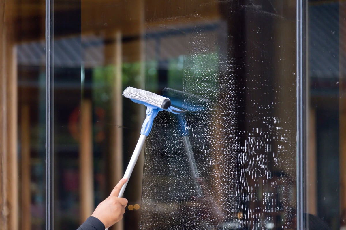 Professional window cleaning service